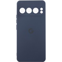 Чохол Silicone Cover Lakshmi Full Camera (AAA) with Logo для Google Pixel 9 Pro XL Темно-синій / Midnight blue