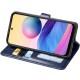 Шкіряний чохол книжка GETMAN Gallant (PU) для TECNO Spark 10 Синій
