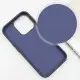 Шкіряний чохол SnapCase with MagSafe для Apple iPhone 14 Pro Max (6.7") Dark Blue