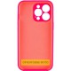 Чохол Silicone Case Full Camera Protective (AA) NO LOGO для Apple iPhone 17 Air (6.5") Рожевий / Barbie pink