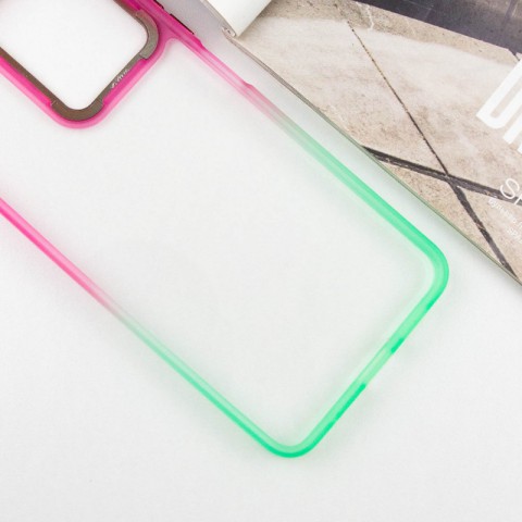 Чохол TPU+PC Fresh sip series для Xiaomi Redmi Note 13 Pro 4G / Poco M6 Pro 4G / Note 14S Салатовий / Рожевий