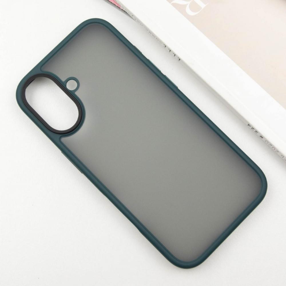 TPU+PC чехол Metal Buttons для Apple iPhone 16 (6.1")