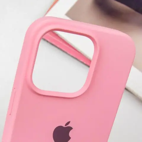 Чохол Silicone Case Full Protective (AA) для Apple iPhone 15 Pro Max (6.7") Рожевий / Light pink