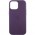 Шкіряний чохол Leather Case (AAA) with MagSafe and Animation для Apple iPhone 15 (6.1") Dark Purple