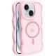 Чохол TPU+PC Undine with MagSafe для Apple iPhone 15 (6.1") Pink