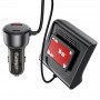 АЗП Acefast B11 138W Car Charger Splitter with Digital Display Black