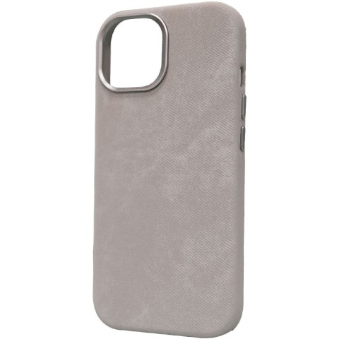 Чохол Denim with MagSafe для Apple iPhone 14 (6.1") Gray
