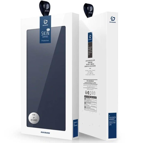 Чохол-книжка Dux Ducis з кишенею для візиток для Apple iPhone 16e (6.1") Синій