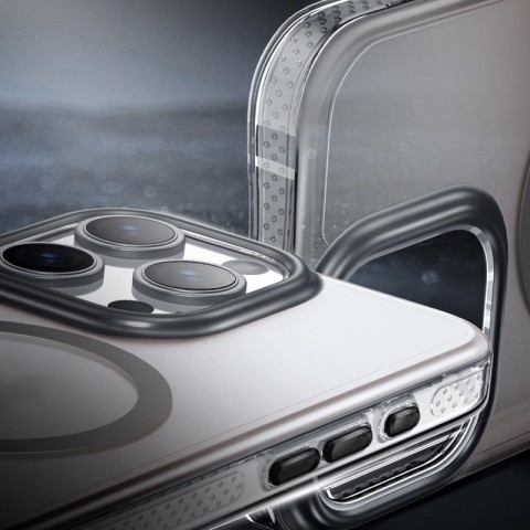 Чохол TPU+PC Shadow with MagSafe для Apple iPhone 14 Pro (6.1") Gray