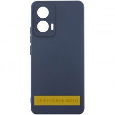 Чохол Silicone Cover Lakshmi Full Camera (AAA) для Motorola Moto G85 Темно-синій / Midnight blue