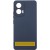 Чохол Silicone Cover Lakshmi Full Camera (AAA) для Motorola Moto G85 Темно-синій / Midnight blue