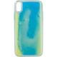 Неоновий чохол Neon Sand glow in the dark для Apple iPhone XS Max (6.5") Блакитний