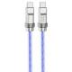Дата кабель Hoco U113 Solid 100W Type-C to Type-C (1m)