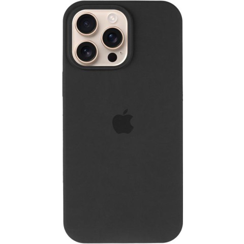 Чохол Silicone Case Full Protective (AA) для Apple iPhone 15 Pro Max (6.7") Чорний / Black
