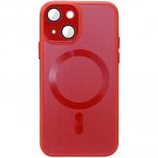 Чехол TPU+Glass Sapphire Midnight with MagSafe для Apple iPhone 15 Plus (6.7")