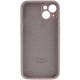 Чохол Silicone Case Full Camera Protective (AA) для Apple iPhone 13 (6.1") Сірий / Lavender