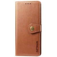 Шкіряний чохол-книжка GETMAN Gallant (PU) для Oppo A38 / A18 Коричневий