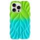 TPU чохол Leaf для Apple iPhone 15 Pro Max (6.7") Green / Aqua