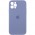 Чохол Silicone Case Full Camera Protective (AA) для Apple iPhone 12 Pro Max (6.7") Сірий / Lavender Gray