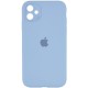 Чохол Silicone Case Square Full Camera Protective (AA) для Apple iPhone 11 (6.1") Блакитний / Lilac Blue