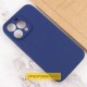 Чохол Silicone Case Full Camera Protective (AA) NO LOGO для Apple iPhone 17 Pro Max (6.9") Синій / Deep navy