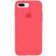 Чохол Silicone Case Full Protective (AA) для Apple iPhone 7 plus / 8 plus (5.5") Кавуновий / Watermelon red