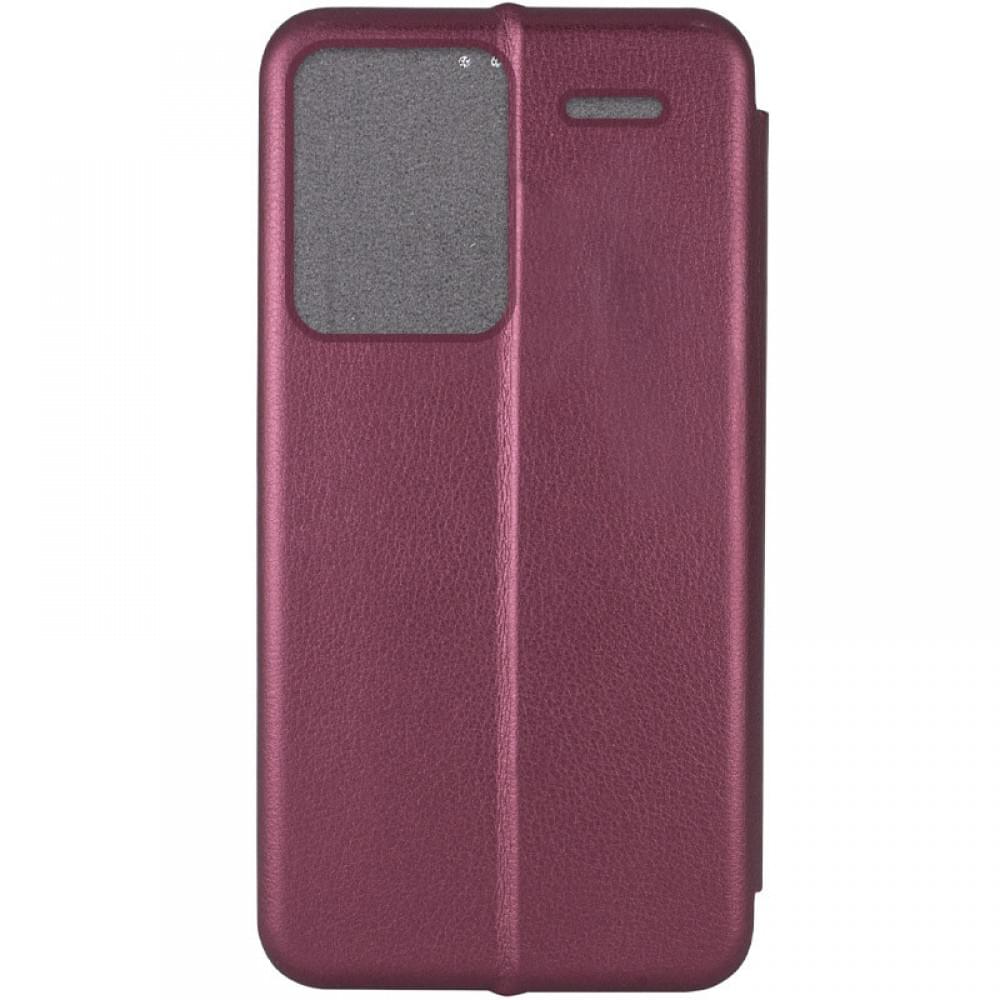 Шкіряний чохол-книжка Classy для Xiaomi Redmi Note 13 Pro+ Бордовий