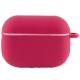 Силіконовий футляр New з карабіном для навушників Airpods Pro Червоний / Rose Red