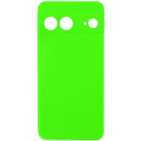 Чохол TPU GETMAN Liquid Silk Full Camera для Google Pixel 7 Салатовий / Neon Green