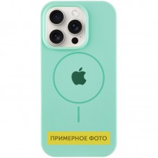 Чохол Silicone Case Full Protective (AA) with MagSafe для Apple iPhone 14 (6.1") Зелений / Spearmint