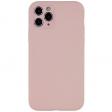 Чохол Silicone Case Full Camera Protective (AA) NO LOGO для Apple iPhone 12 Pro Max (6.7") Рожевий / Pink Sand