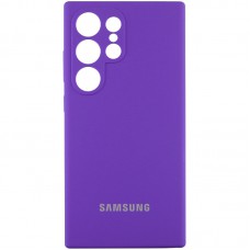 Чохол Silicone Cover Lakshmi Full Camera (AAA) with Logo для Samsung Galaxy S24 Ultra Фіолетовий / Amethyst