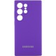Чохол Silicone Cover Lakshmi Full Camera (AAA) with Logo для Samsung Galaxy S24 Ultra Фіолетовий / Amethyst