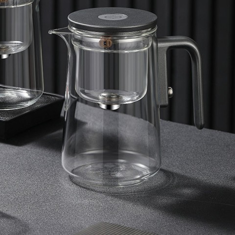 Чайник для заварювання TeaPot D-11 Fangyuan 800ml Gray handle