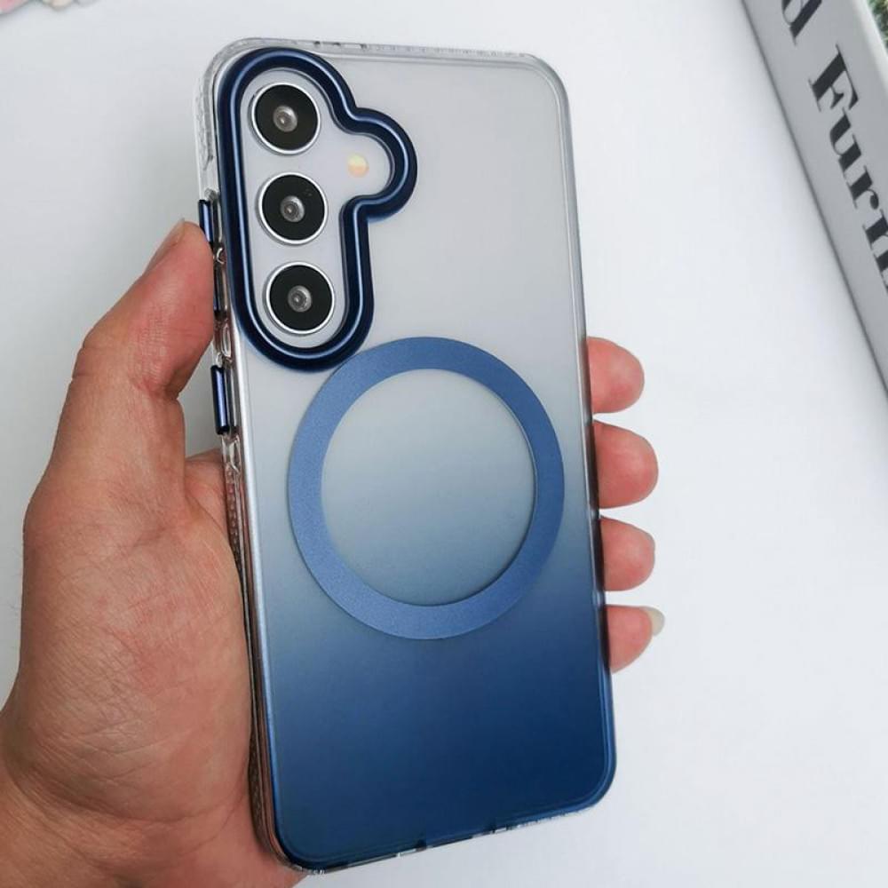 Чохол TPU+PC Phantom with MagSafe для Samsung Galaxy S25+ Blue