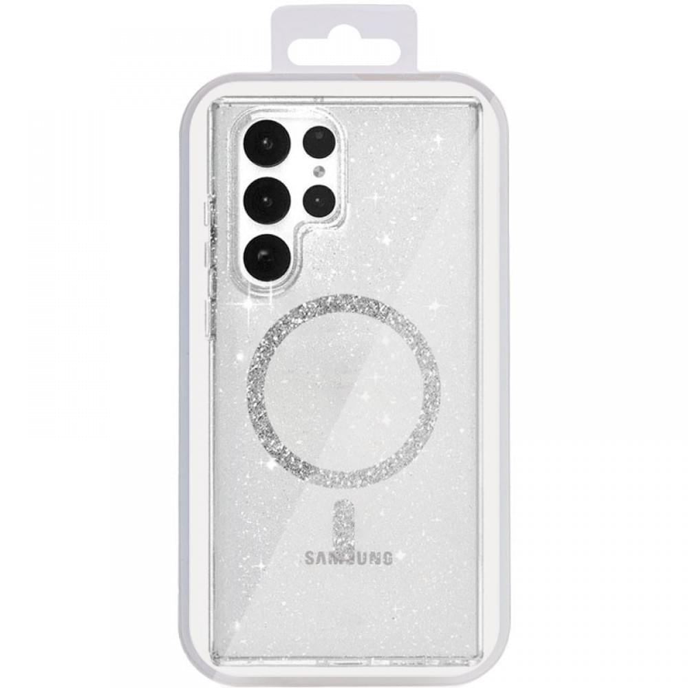 Чохол TPU Eclipse Sparkle (MagFit) для Samsung Galaxy S25 Ultra Transparent