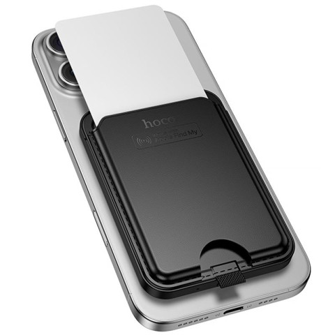 Трекер-кардхолдер магнітний Hoco E91I Tiger 120 mAh Black