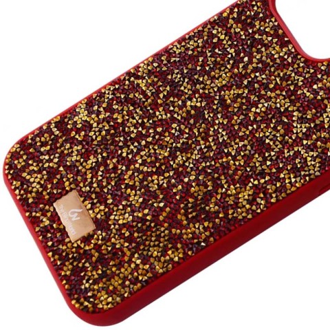 TPU чохол Bling World Rock Diamond для Apple iPhone 15 (6.1") Червоний