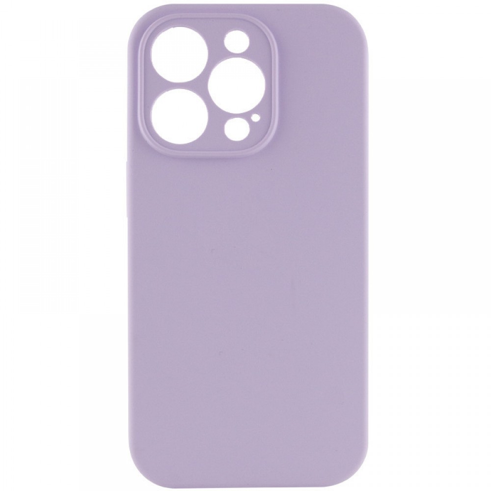 Чохол Silicone Case Full Camera Protective (AA) NO LOGO для Apple iPhone 15 Pro (6.1") Бузковий / Lilac Чохол Silicone Case Full Camera Protective (AA) NO LOGO для Apple iPhone 15 Pro (6.1") Бузковий / Lilac