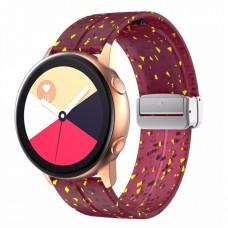 Силіконовий ремінець Splash для Smart Watch 20mm Plum