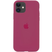 Чохол Silicone Case Full Protective (AA) для Apple iPhone 11 (6.1") Червоний / Rose Red