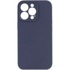 Чохол Silicone Case Full Camera Protective (AA) NO LOGO для Apple iPhone 13 Pro (6.1") Темно-синій / Midnight blue