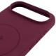 Чохол Silicone Case Full Protective (AA) V2 with MagSafe для Apple iPhone 17 Air (6.5") Бордовий / Plum