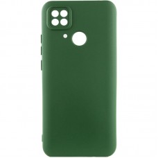 Чохол Silicone Cover Ummi Lakshmi Full Camera (AA) для Xiaomi Redmi 10C Зелений / Dark green