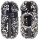 TPU чохол Bling World Rock Diamond для навушників AirPods 1/2 Чорний