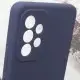 Чохол Silicone Cover Lakshmi Full Camera (AAA) для Samsung Galaxy A32 5G Темно-синій / Midnight blue