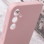 Чохол Silicone Cover Lakshmi Full Camera (AAA) with Logo для Samsung Galaxy A34 5G Рожевий / Pink Sand
