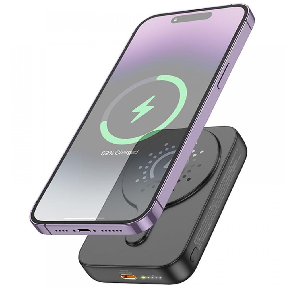 Портативний ЗП Power Bank Hoco J117A Esteem PD20W з БЗП 10000 mAh Black Портативний ЗП Power Bank Hoco J117A Esteem PD20W з БЗП 10000 mAh Black