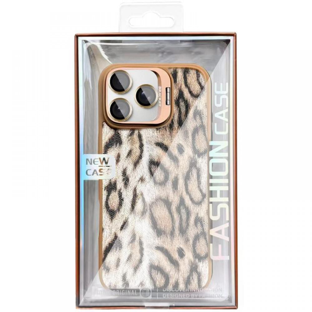 Чохол TPU+PC Wild Leopard with MagSafe and Lens для Apple iPhone 16 Pro Max (6.9") Brown