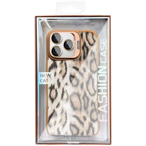 Чохол TPU+PC Wild Leopard with MagSafe and Lens для Apple iPhone 16 Pro Max (6.9") Brown